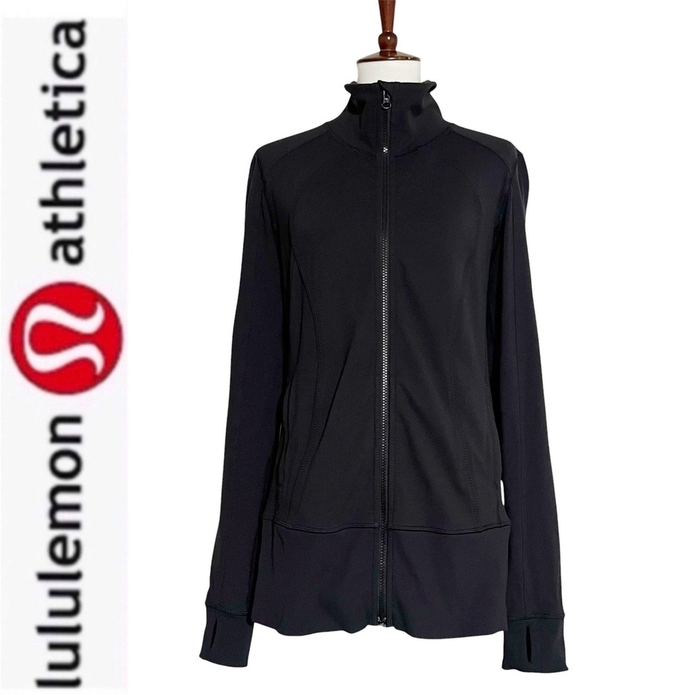 Lululemon Define Jacket Womens Size 10 Black Full Zip Athletic‎ Yoga Running